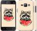 Чехол Енотик с арбузом для Samsung Galaxy J1 J100H