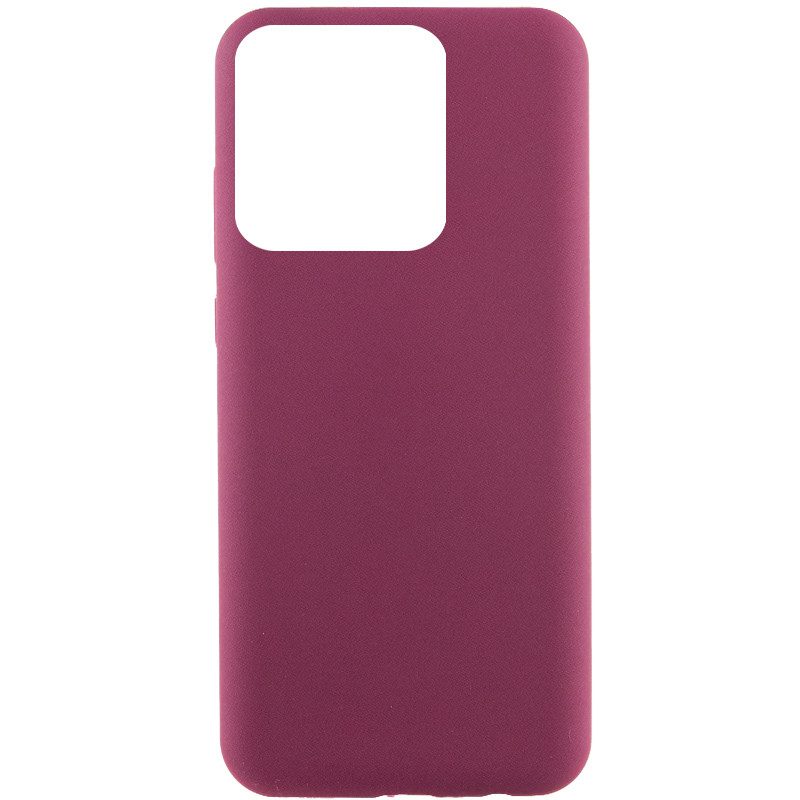 Чехол Silicone Cover Lakshmi (AAA) для Xiaomi Poco X6 / Note 13 Pro 5G (Бордовый / Plum)