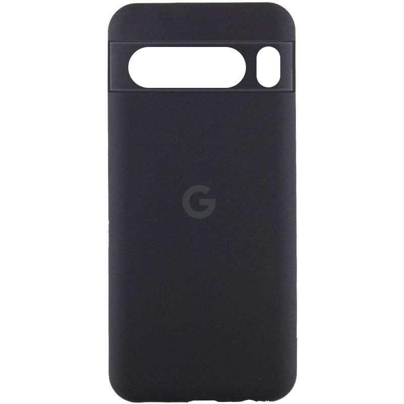 Чехол Silicone Cover Lakshmi Full Camera (AAA) with Logo для Google Pixel 8 Pro (Черный / Black)