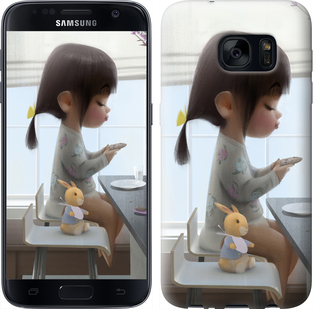 

Чохол Мила дівчинка з зайчиком на Samsung Galaxy S7 G930F 636386