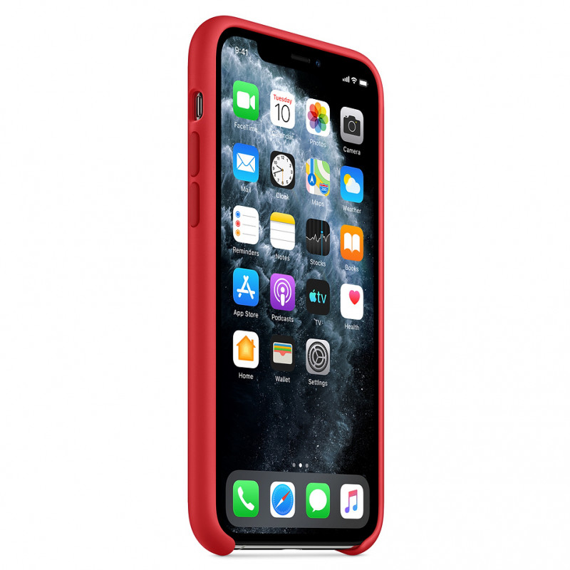 Фото Чохол Silicone Case without Logo (AA) на Apple iPhone 11 Pro (5.8") (Червоний / Red) в маназині vchehle.ua