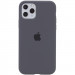 Чехол Silicone Case Full Protective (AA) для Apple iPhone 11 Pro Max (6.5") (Серый / Dark Gray)