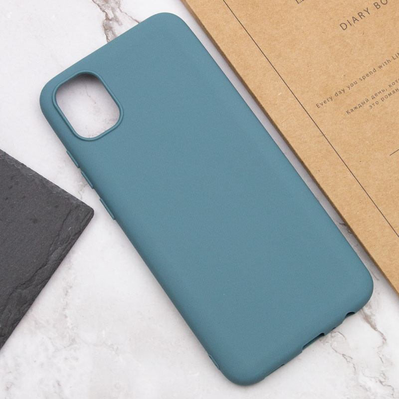 Силіконовий чохол Candy на Samsung Galaxy A04 (Синій / Powder Blue) в магазині vchehle.ua
