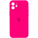 Чехол Silicone Case Full Camera Protective (AA) для Apple iPhone 11 (6.1") (Розовый / Barbie pink)