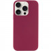 Чехол Silicone Case Full Protective (AA) NO LOGO для Apple iPhone 14 Pro (6.1") (Бордовый / Maroon)
