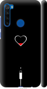 Чехол Подзарядка сердца для Xiaomi Redmi Note 8T