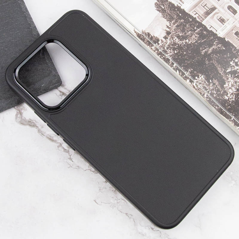 TPU чехол Bonbon Metal Style для Xiaomi Redmi Note 13 4G (Черный / Black) в магазине vchehle.ua
