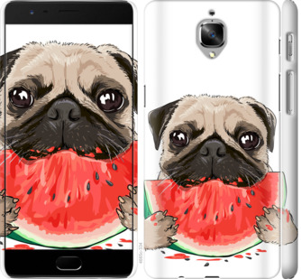 

Чехол Мопс и арбуз для OnePlus 3 844031