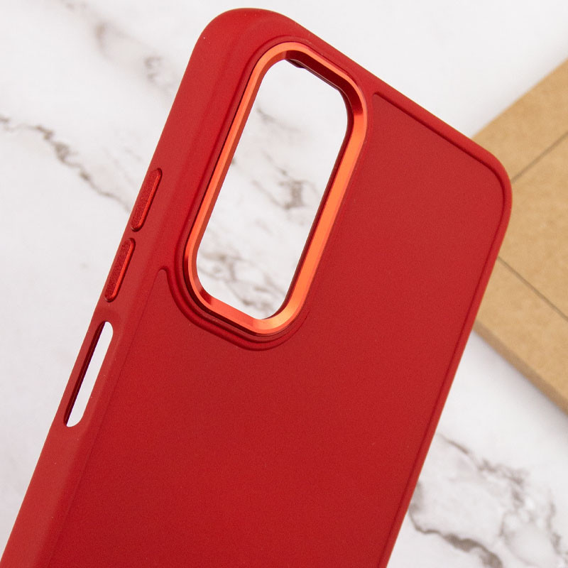 Купить TPU чехол Bonbon Metal Style для Samsung Galaxy A14 4G/5G (Красный / Red) на vchehle.ua