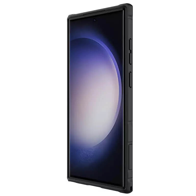 Фото TPU+PC чохол Nillkin CamShield Armor Pro no logo (шторка на камеру) на Samsung Galaxy S23 Ultra (Синій) в маназині vchehle.ua