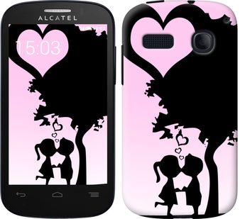 

Чехол Искренняя любовь для Alcatel One Touch Pop C3 4033D 589946