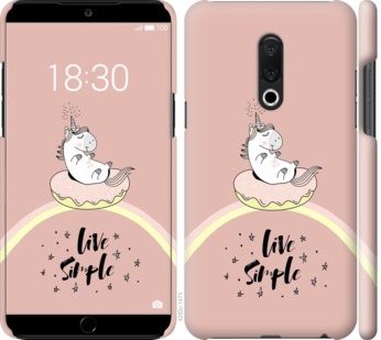 

Чехол Единорожка в пончике для Meizu 15 Plus 719405