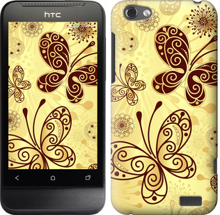 

Чохол Гарні метелики на HTC One V t320e 629604
