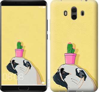 

Чохол Мопс з кактусом на Huawei Mate 10 795813