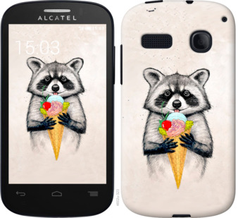 

Чохол Єнотик з морозивом на Alcatel One Touch Pop C3 4033D 801536