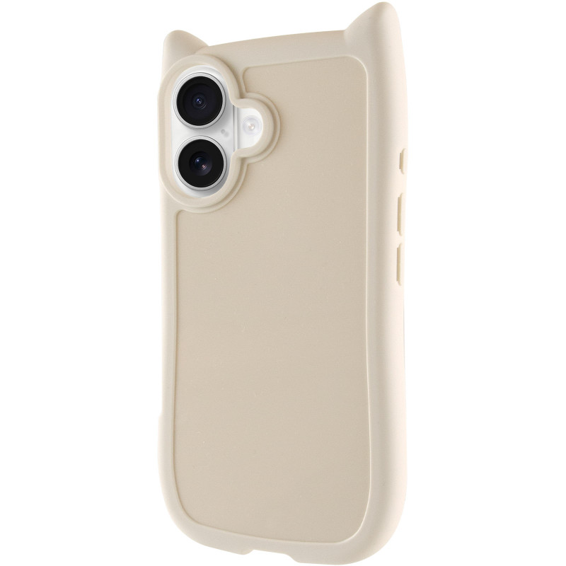 Чохол TPU Cat для Apple iPhone 16 (6.1") (Antique White)