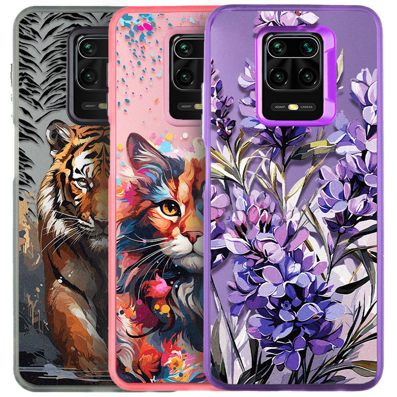 TPU+PC чехол TakiTaki Magic glow для Xiaomi Redmi Note 9s / Note 9 Pro / Note 9 Pro Max