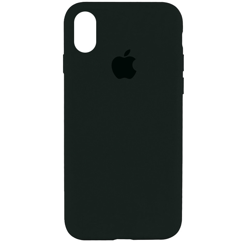 

Чохол Silicone Case Full Protective (AA) на Apple iPhone XS Max (6.5") (Зелений / Black Green) 915953