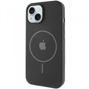 Чохол Silicone Case Full Protective (AA) with Magnetic Safe на Apple iPhone 13 (6.1")