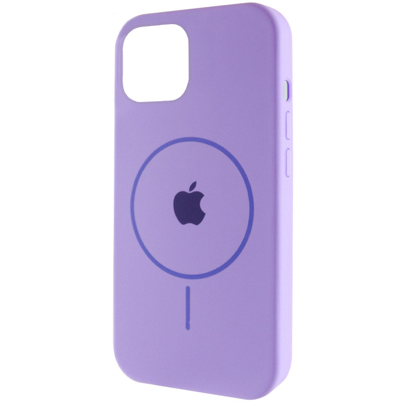 Чохол Silicone Case Full Protective (AA) with Magnetic Safe на Apple iPhone 11 Pro Max (6.5") (Бузковий / Dasheen)