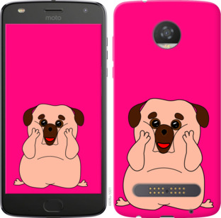 

Чохол Веселий мопс на Motorola Moto Z2 Play 928696