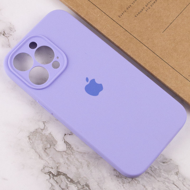 Чехол Silicone Case Full Camera Protective (AA) для Apple iPhone 14 Pro Max (6.7") (Сиреневый / Dasheen) в магазине vchehle.ua