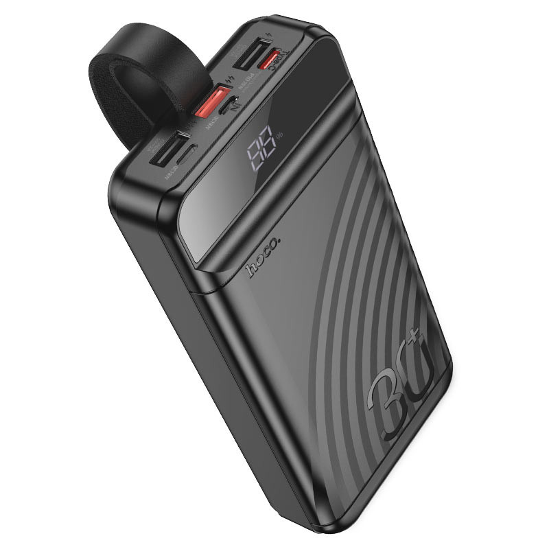 Power Bank Hoco 30000 mAh J123B Element 22.5W+PD20W (Black) в магазині vchehle.ua