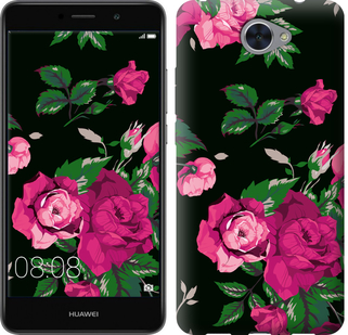 

Чехол Розы на черном фоне для Huawei Y7 2017 547125