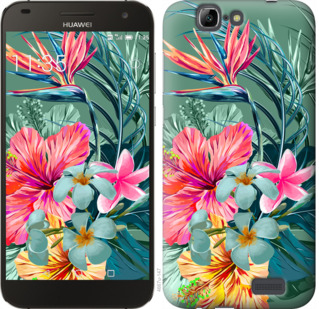 

Чехол Тропические цветы v1 для Huawei Ascend G7 845262