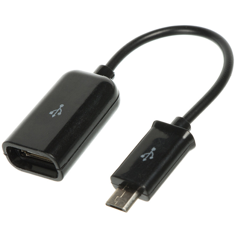 

Перехідник USB OTG - Micro USB S-k07 (в уп.) (Чорний) 873242