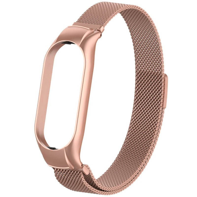 Замовити Ремінець Milanese Loop Design для Xiaomi Mi Band 5/6 (Rose Pink) на vchehle.ua