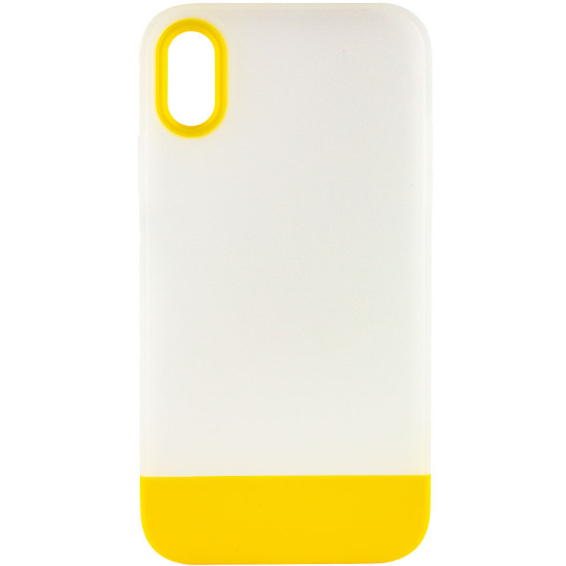 

Чехол TPU+PC Bichromatic для iPhone X (5.8") (Matte / Yellow) 1366834