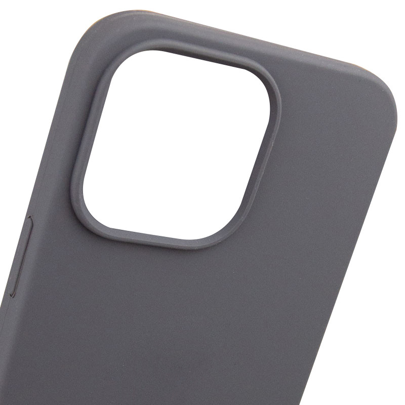 Чехол Silicone Case Full Protective (AA) NO LOGO для Apple iPhone 13 Pro Max (6.7") (Серый / Dark Gray) в магазине vchehle.ua