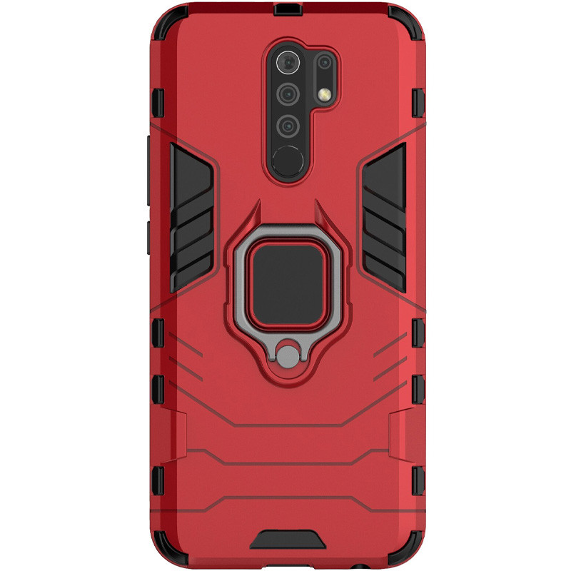 

Ударостійкий чохол Transformer Ring for Magnet на Xiaomi Redmi 9 (Червоний / Dante Red) 925676