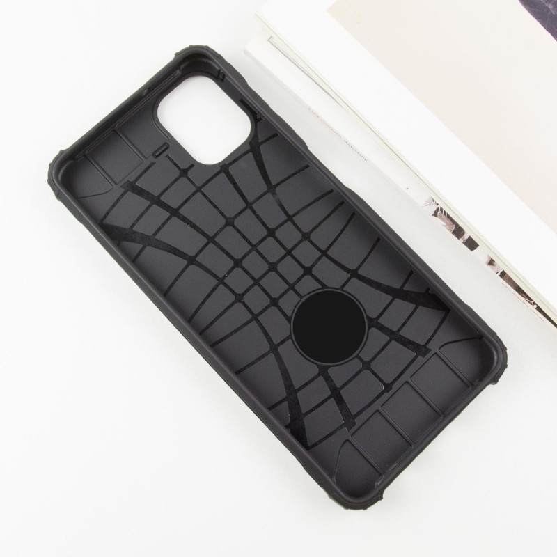 Броньований протиударний TPU+PC чохол Immortal на Samsung Galaxy A06 (Метал / Gun Metal) в магазині vchehle.ua