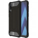 Бронированный противоударный TPU+PC чехол Immortal для Samsung Galaxy A02 (Черный)