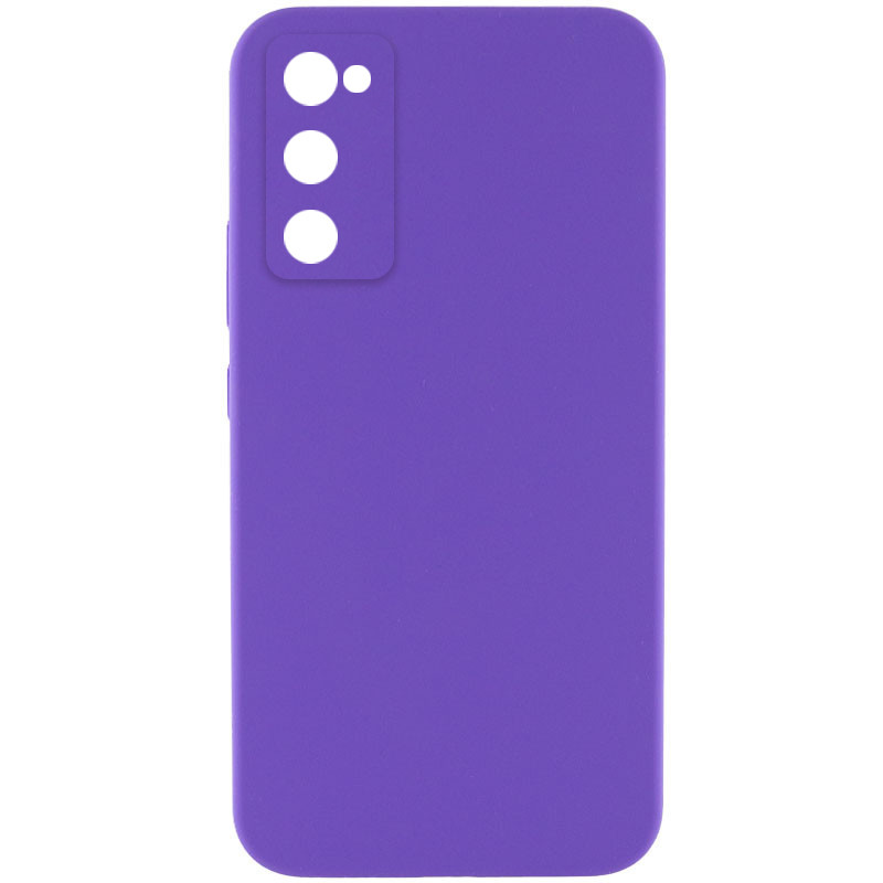 Чехол Silicone Cover Lakshmi Full Camera (AAA) для Samsung Galaxy S20 FE (Фиолетовый / Amethyst)