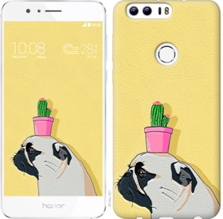 

Чехол Мопс с кактусом для Huawei Honor 8 795783