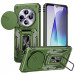 Удароміцний чохол Camshield Army Ring на Xiaomi Redmi 14C / A4 / Poco C75 (Оливковий / Army Green)