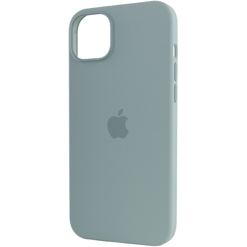 Заказать Уценка Чехол Silicone case (AAA) with Magsafe для Apple iPhone 14 Pro Max (6.7") (Дефект упаковки / Бирюзовый / Succulent) на vchehle.ua