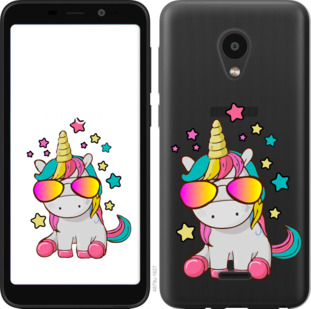 

Чехол Единорог в очках для Meizu C9 911742