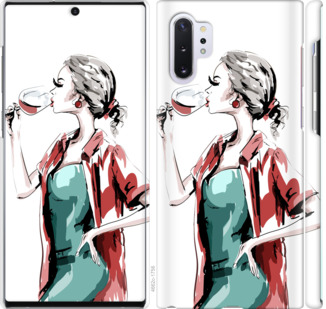 

Чохол Дівчина з келихом на Samsung Galaxy Note 10 Plus 841365