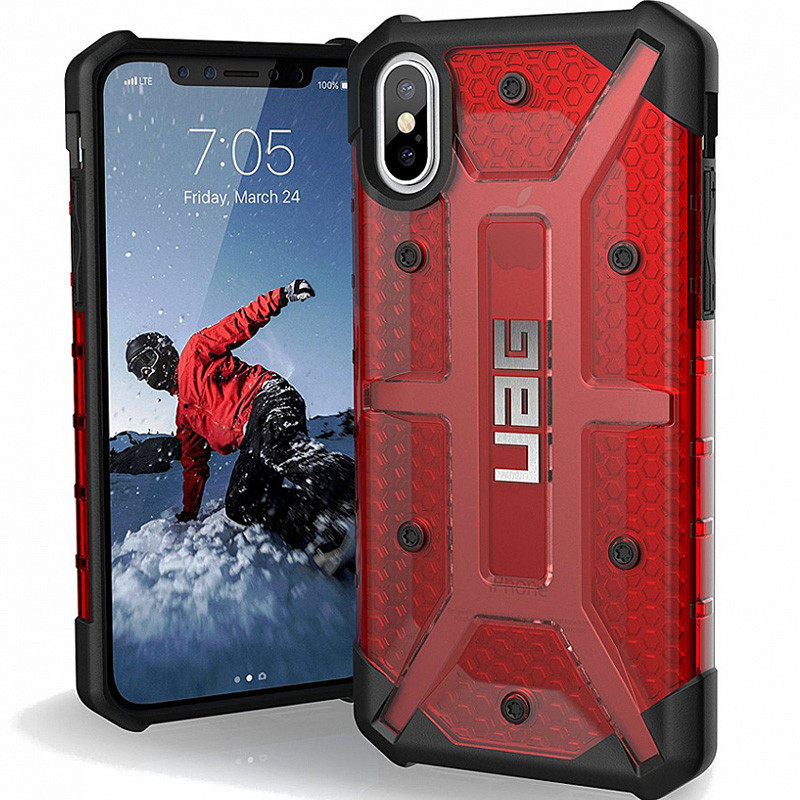 

Ударостійкий чохол UAG Plasma для iPhone XS (5.8") (Червоний) 770757