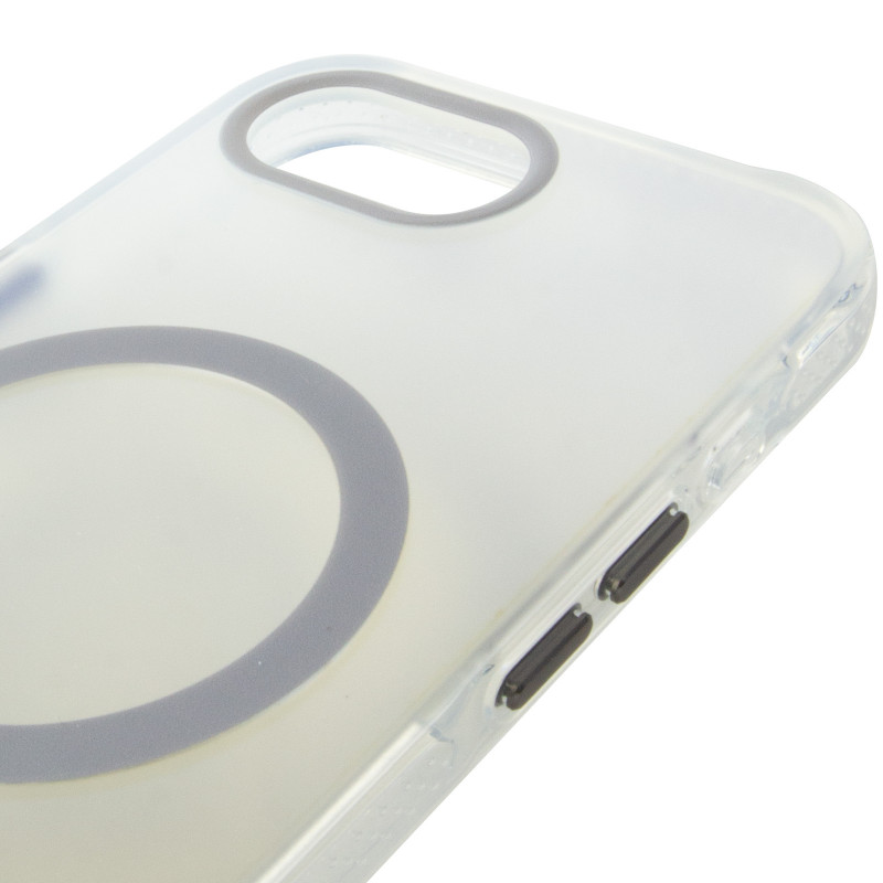 Фото Чохол TPU+PC Phantom with Magnetic Safe на Apple iPhone 16e / 17e (6.1") (Light Gray) в маназині vchehle.ua