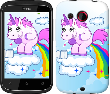 

Чехол Единорожка для HTC Desire C A320e 338627