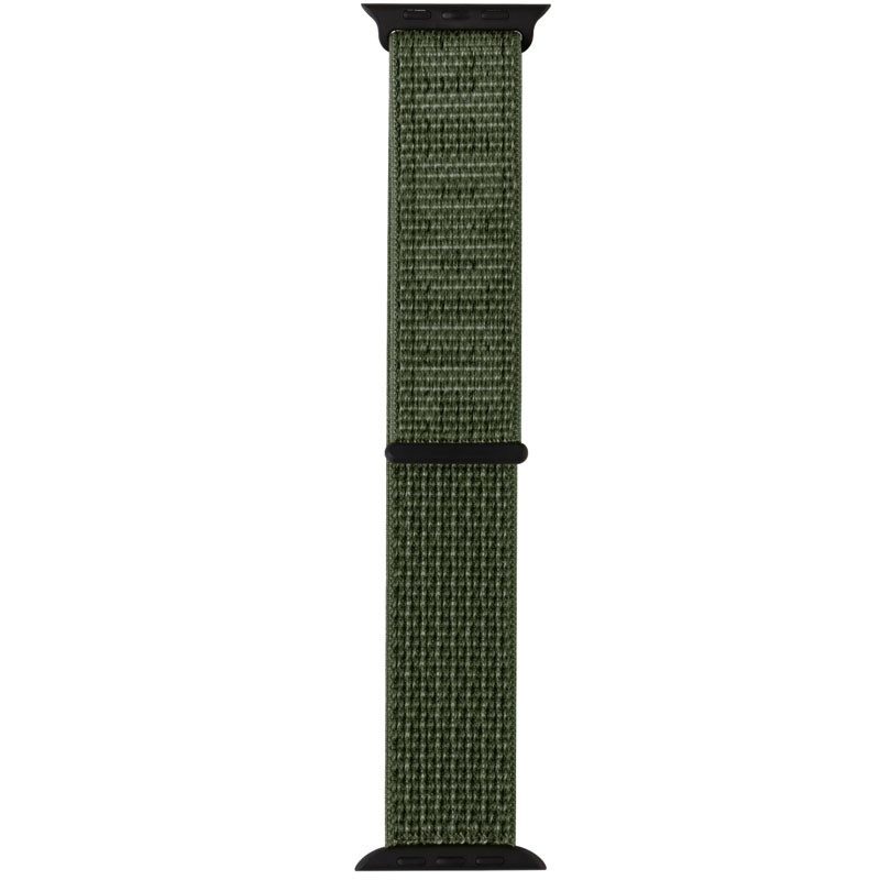 Ремінець Nylon для Apple Watch 42(ser.1-3)/44/45/46/49mm (Зелений / Sequoia)