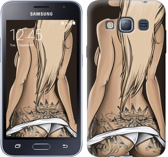 

Чохол Дівчина з татуюванням на Samsung Galaxy J1 (2016) Duos J120H 644158