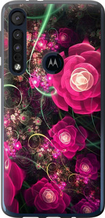 

Чехол Абстрактные цветы 3 для Motorola One Macro 1625588