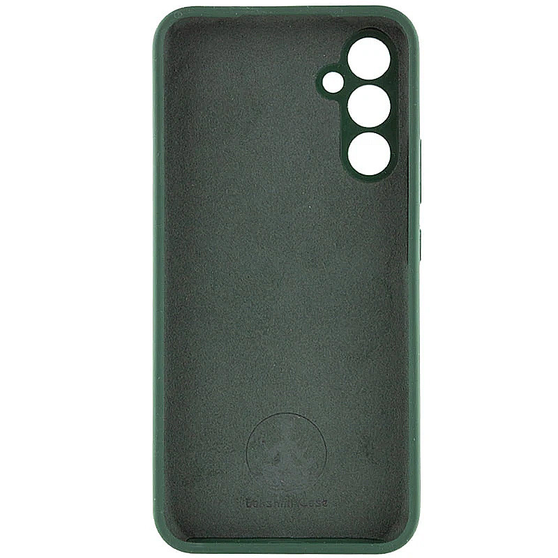 Фото Чехол Silicone Cover Lakshmi Full Camera (AA) with logo для Samsung Galaxy A36 5G (Зеленый / Dark green) на vchehle.ua
