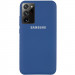 Чохол Silicone Cover Full Protective (AA) на Samsung Galaxy Note 20 Ultra (Синій / Navy Blue)